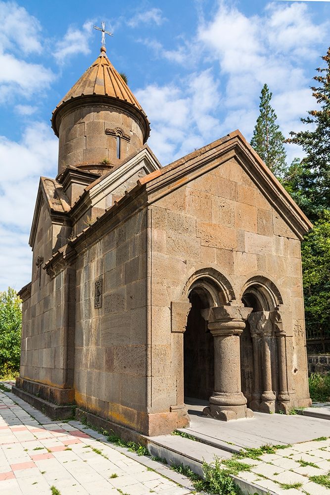 Armenia-Tsakhkadzor Kecharis Monastery Exterior view of the Church of St Harutyun-13th century